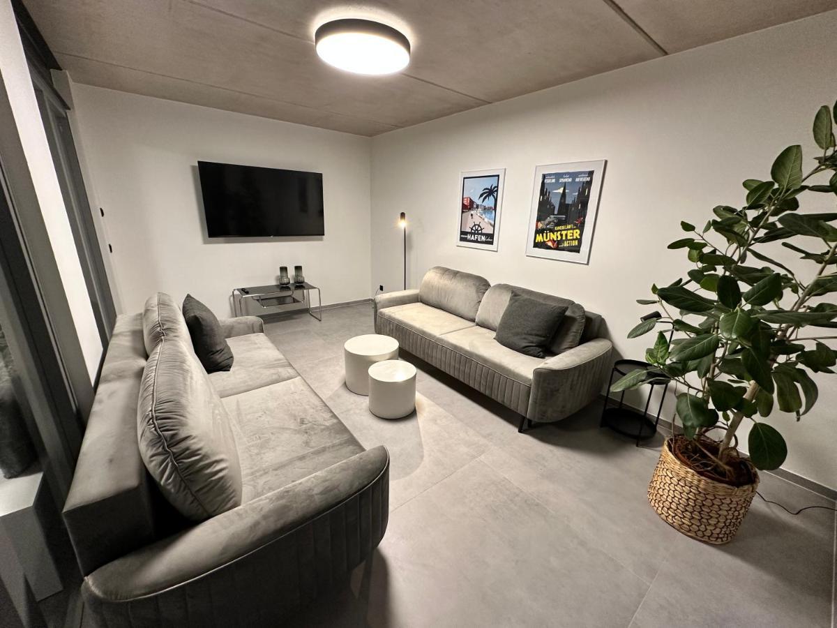 Luxurioeses Apartment Direkt Am Kanal 125 M² - Youpartments Munster  Zewnętrze zdjęcie